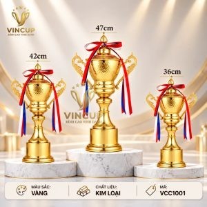 Cúp kim loại mạ vàng - VCC1001